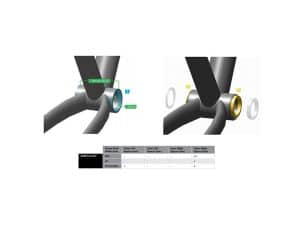 Alternative view of SRAM Bottom bracket DUB English/BSA 68/73
