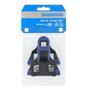 Shimano Cleats SM-SH12, blå Halv rørlighet