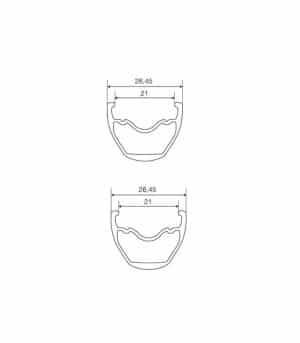 Alternative view of Mavic Crossride FTS-X 26" Forhjul