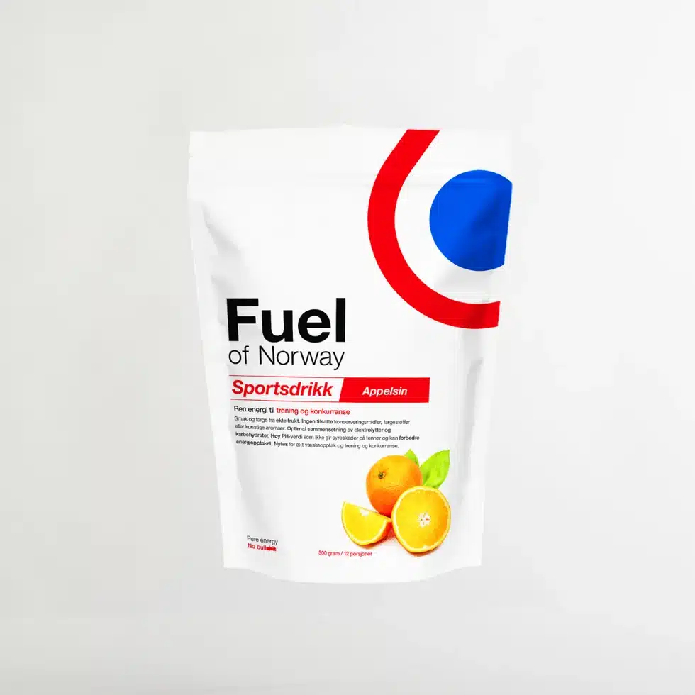 Fuel of Norway Sportsdrikke 0,5kg Appelsin