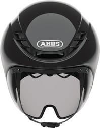 Alternative view of Abus GameChanger TT 1.1 shiny black sykkelhjelm