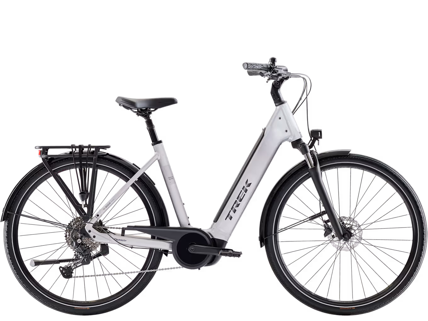 Trek District+ 4 R10 LS Silver