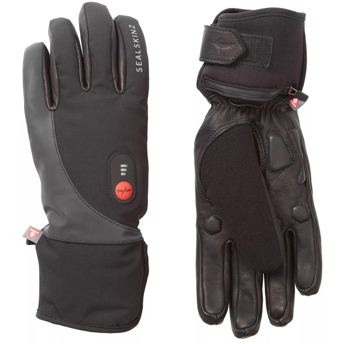 Sealskinz Upwell Black Oppvarmet hanske
